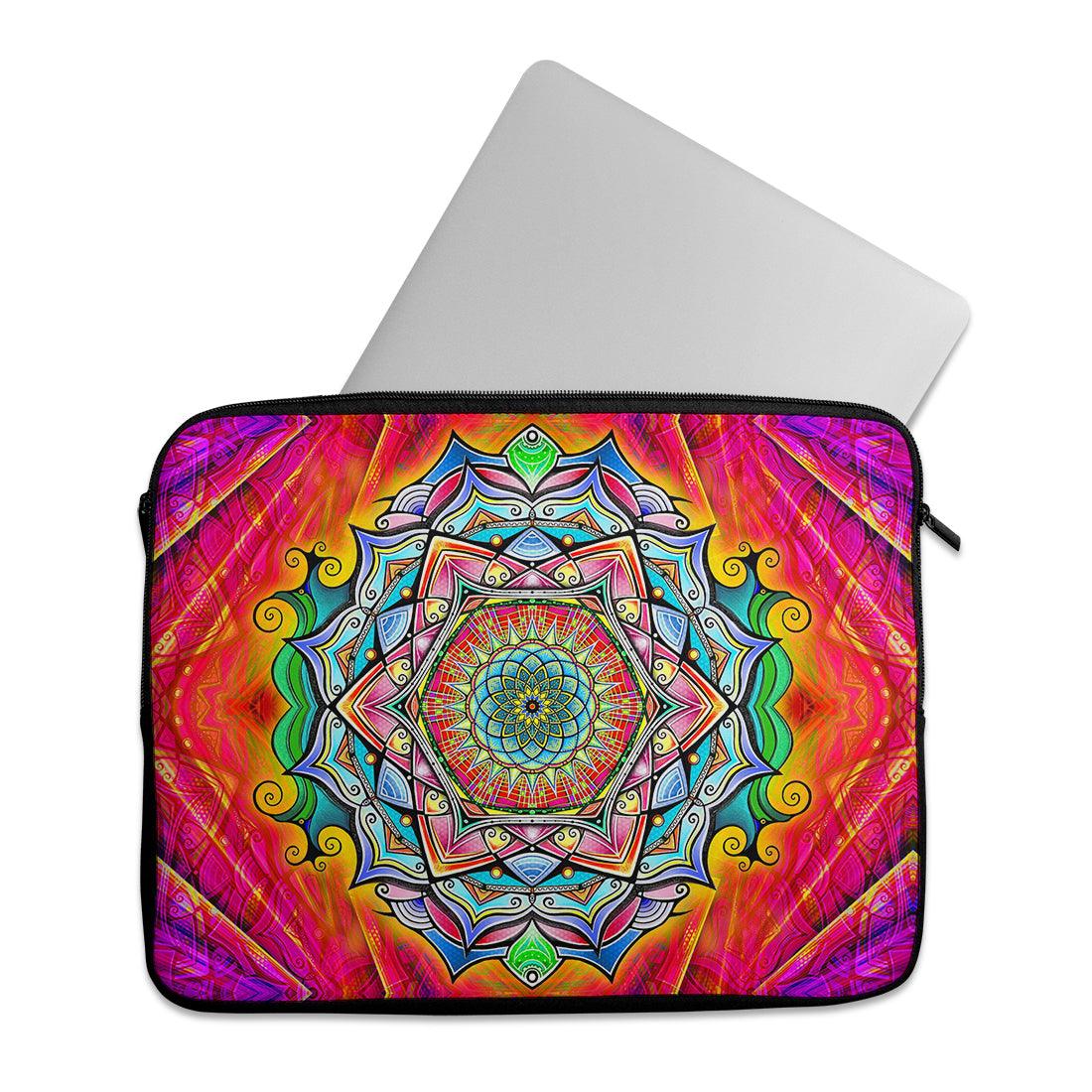 Laptop Sleeve Psychedelic Mandala - CANVAEGYPT