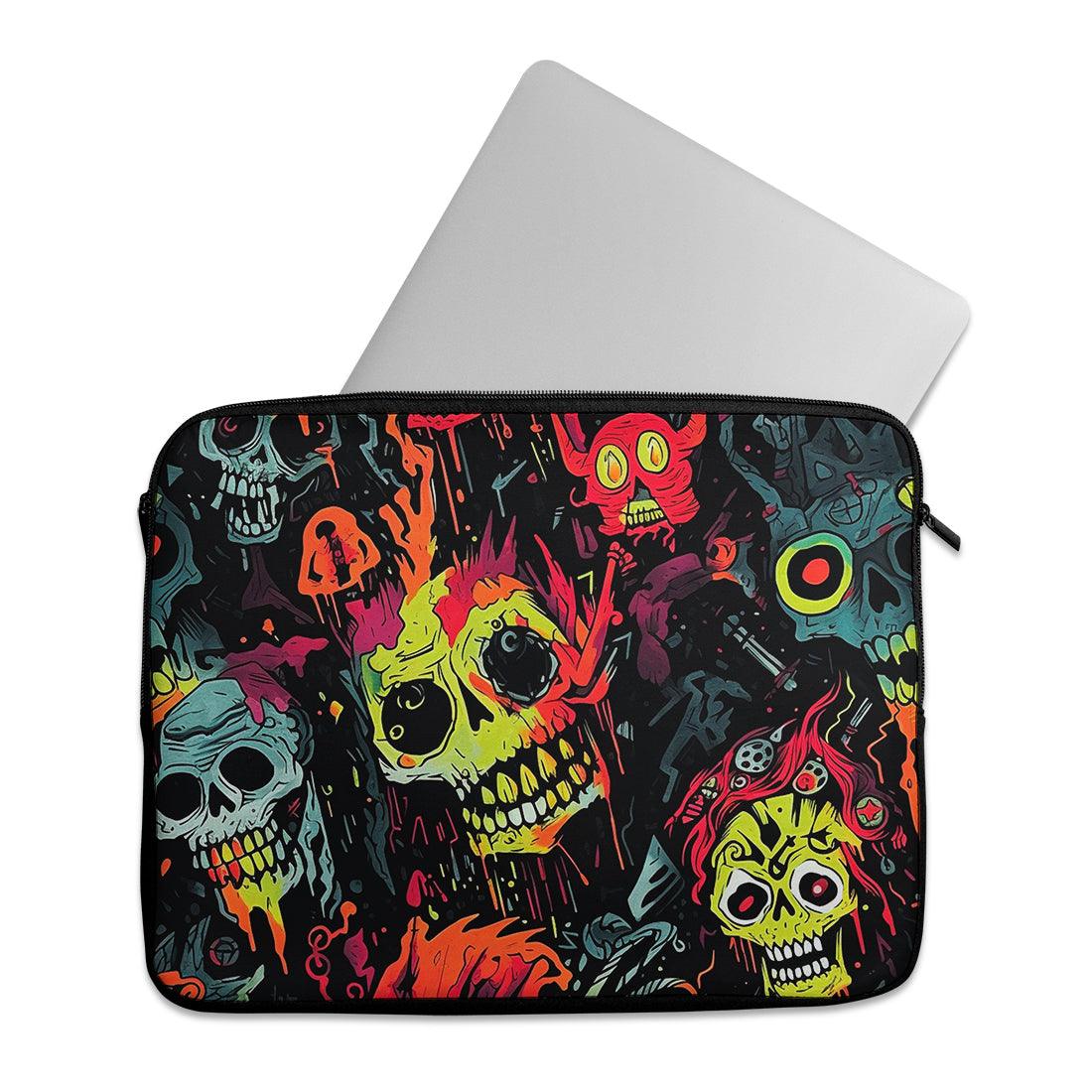 Laptop Sleeve Skull Symphony - CANVAEGYPT