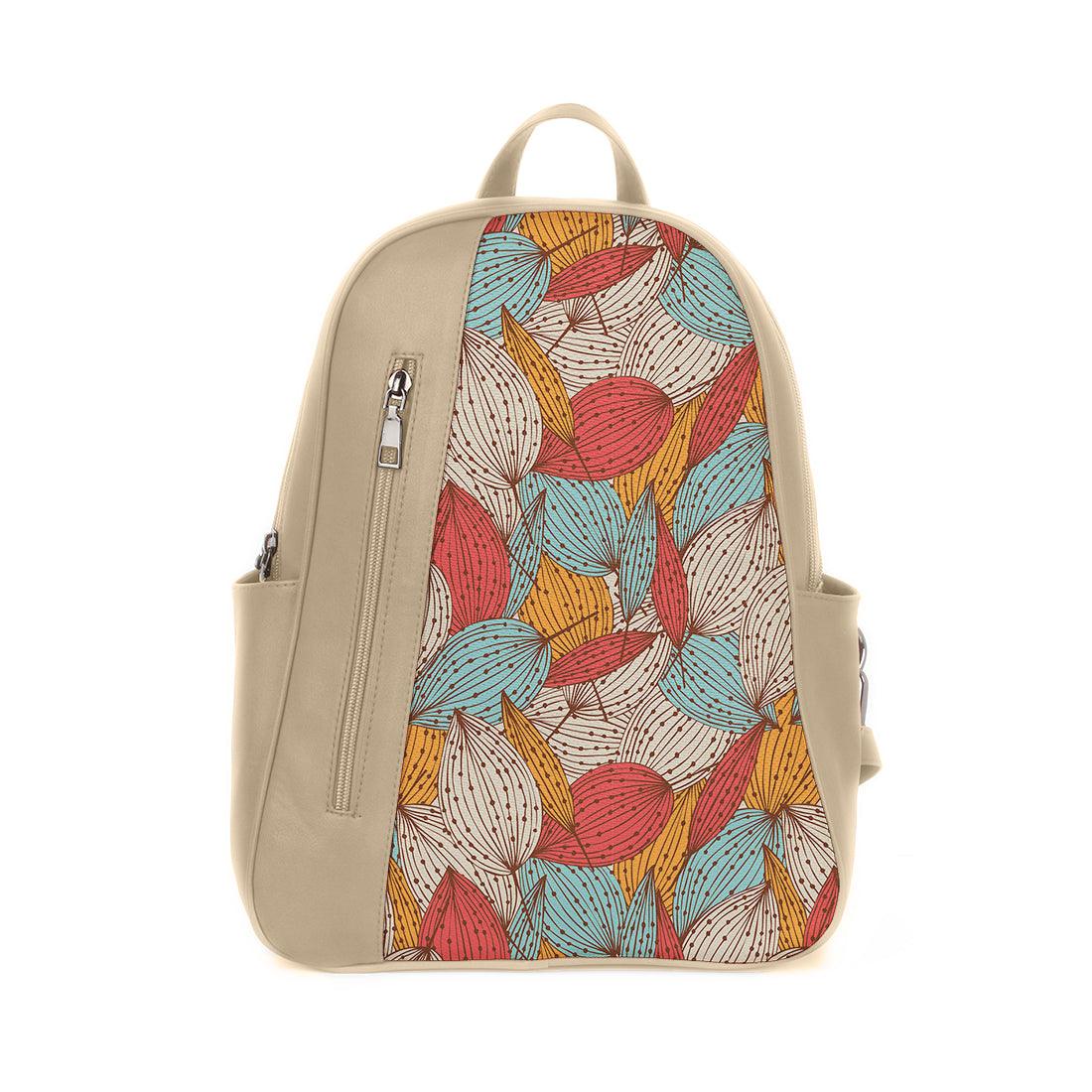 Beige Mixed Backpack Romantic autumn - CANVAEGYPT