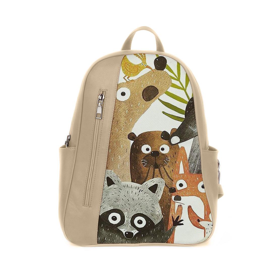 Beige Mixed Backpack Slipper Jungle - CANVAEGYPT