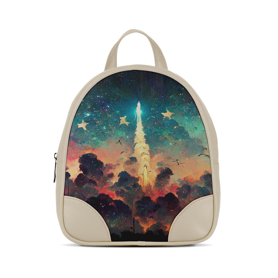 Beige O Mini Backpacks Reach The Star - CANVAEGYPT