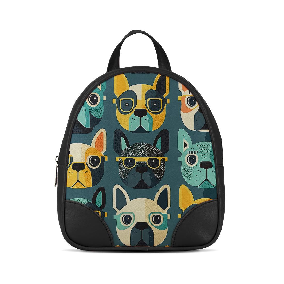 Black O Mini Backpacks Glassy Dogs - CANVAEGYPT