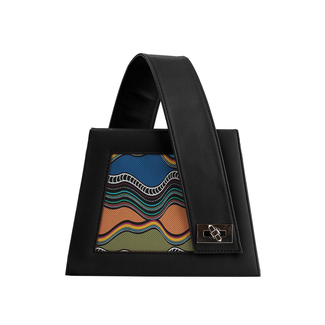 Black One Handed Bag Waves - CANVAEGYPT