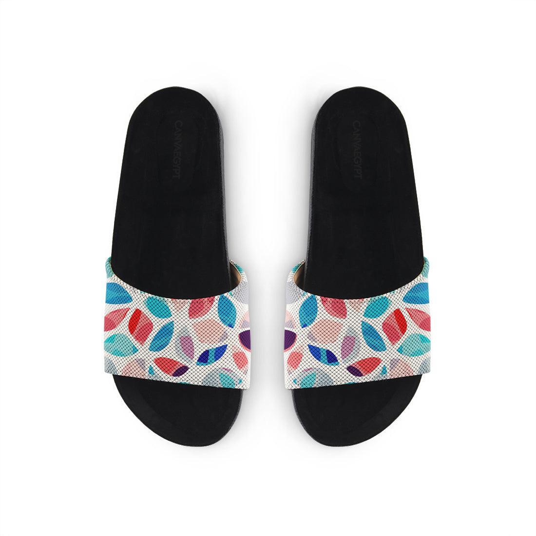 Black Slide Slipper Flower petals - CANVAEGYPT