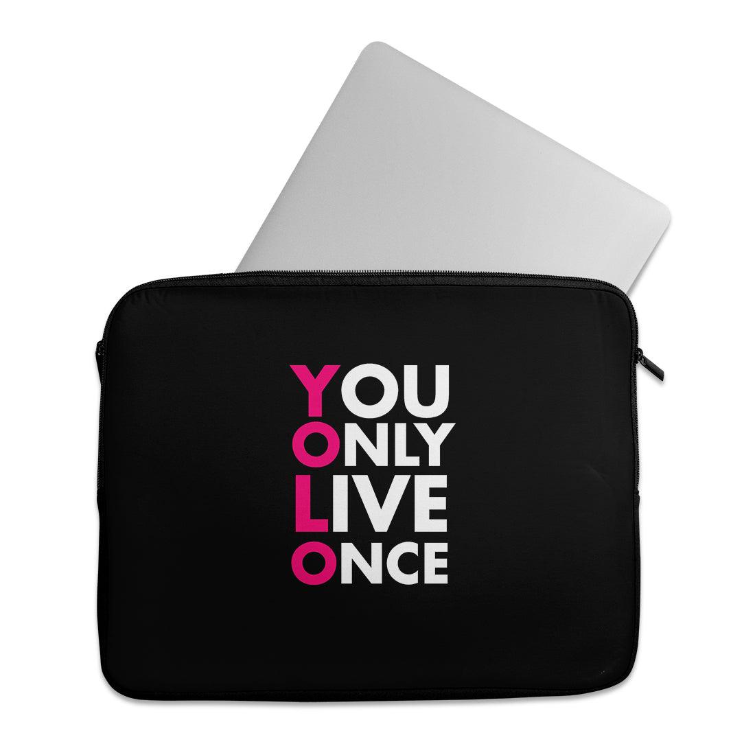 Laptop Sleeve YOLO - CANVAEGYPT