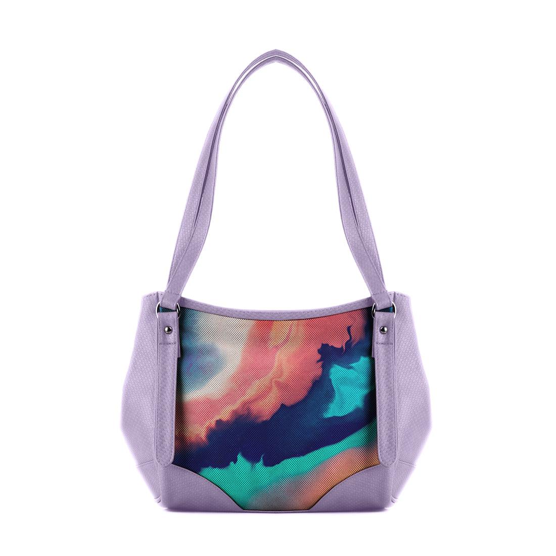 Lavender Leather Tote Bag Art - CANVAEGYPT