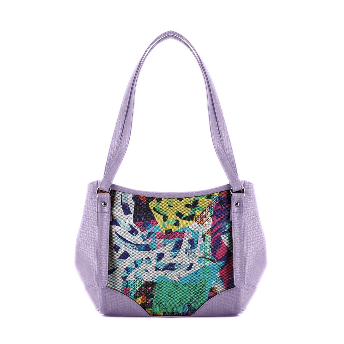 Lavender Leather Tote Bag Scatter - CANVAEGYPT