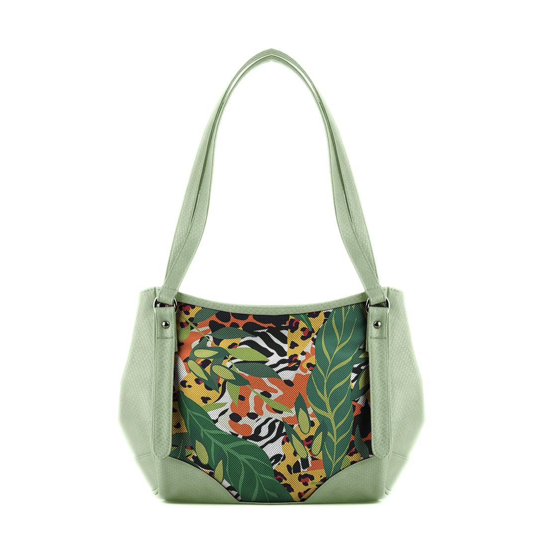 Mint Green Leather Tote Bag Skin - CANVAEGYPT