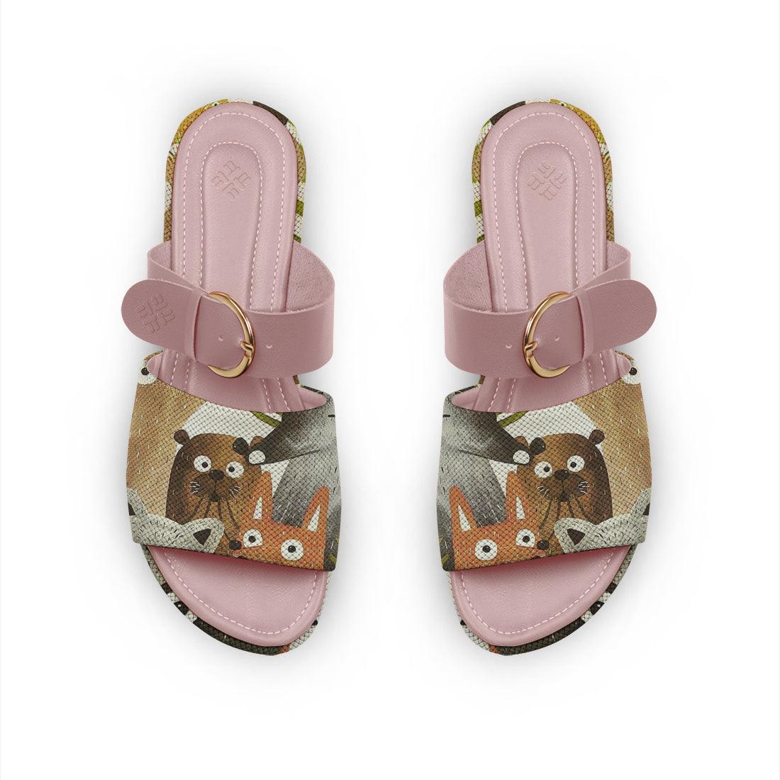 Rose Buckle Slide Slipper Slipper Jungle - CANVAEGYPT