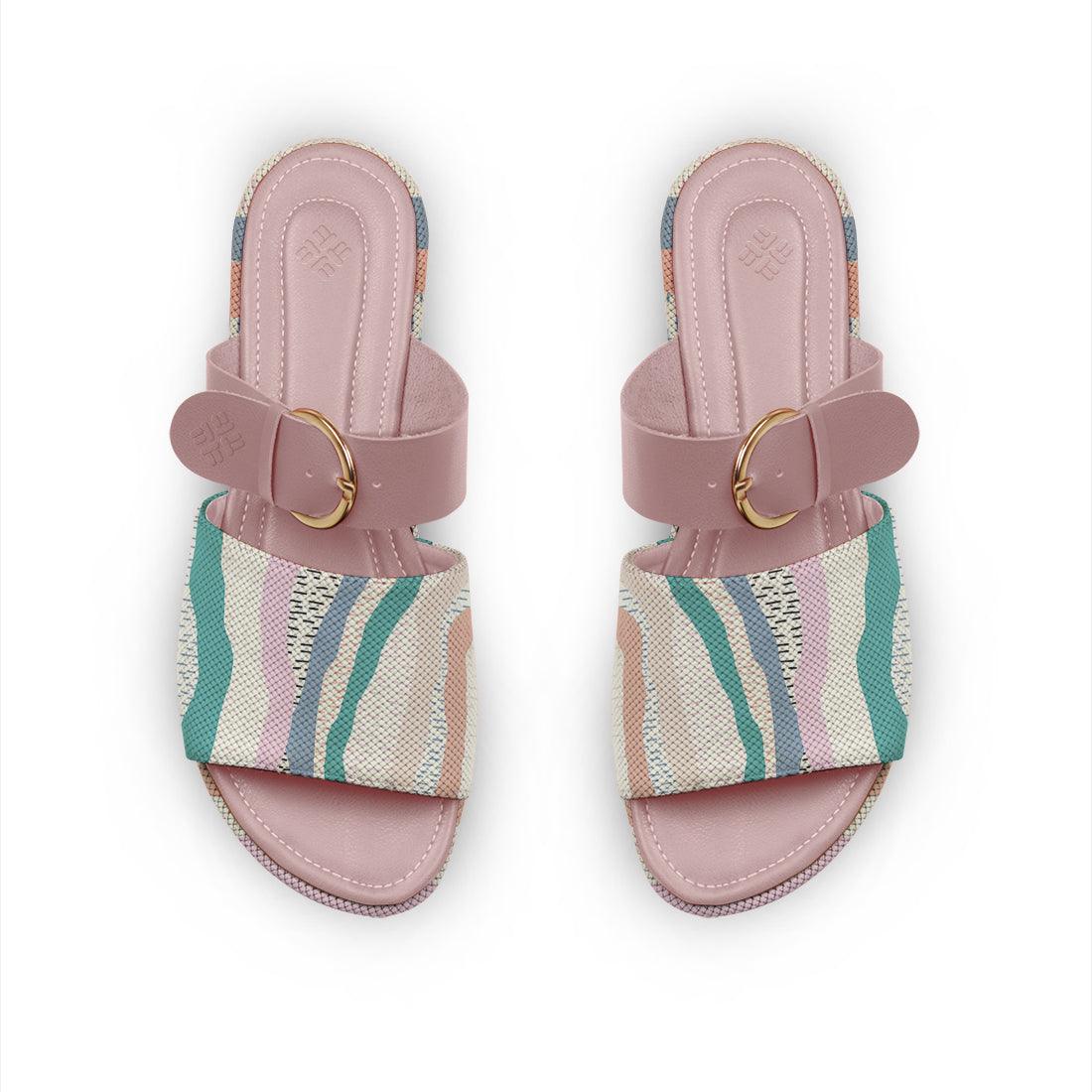 Rose Buckle Slide Slipper balenciaga - CANVAEGYPT