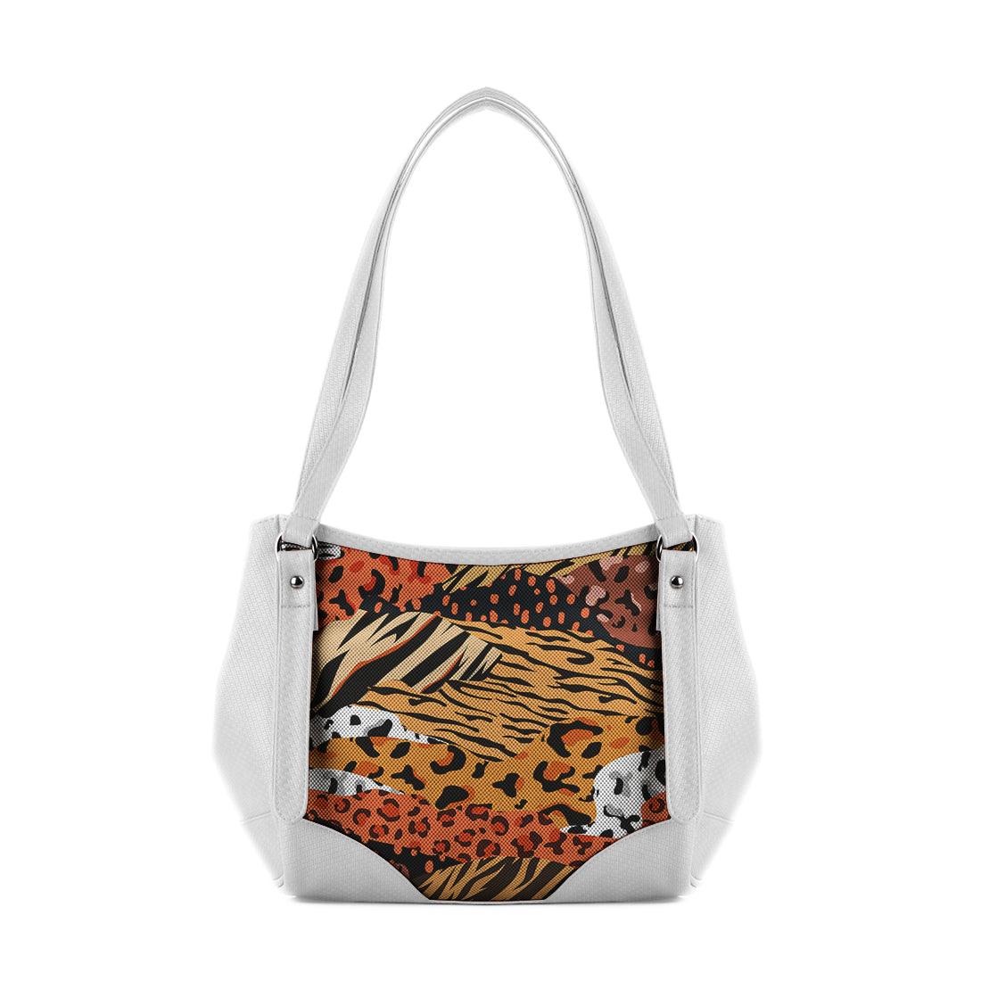 White Leather Tote Bag Skins - CANVAEGYPT