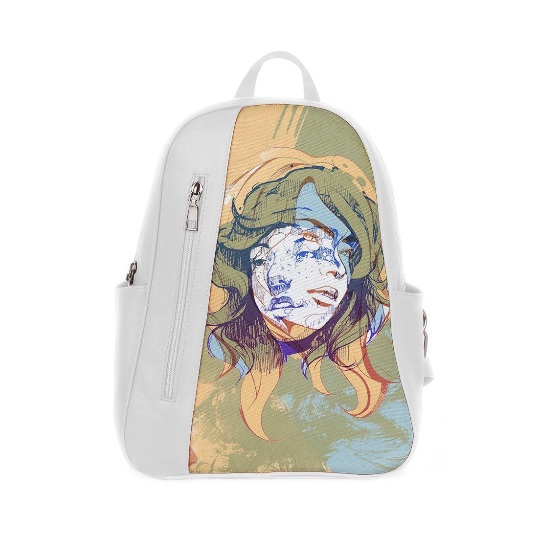 White Mixed Backpack Gemini - CANVAEGYPT