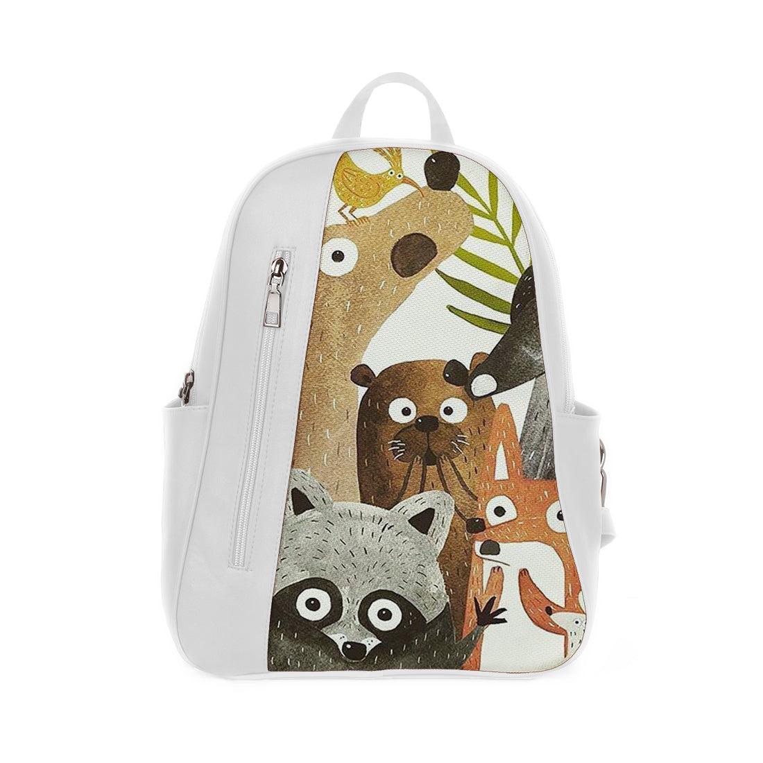 White Mixed Backpack Jungle - CANVAEGYPT